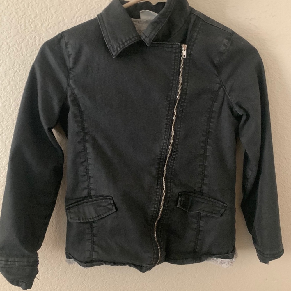 Black jean jacket
